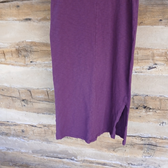 GAP Burgundy Sleeveless Cotton Maxi Dress Small - Picture 7 of 10